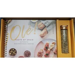 Ole! Taste of Spain mini cookbook & Mediterranean spices sample, opened, unused